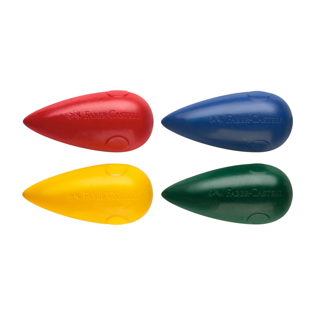 Crayón Ergonómico Gota Little Creatives Faber-Castell x4 und