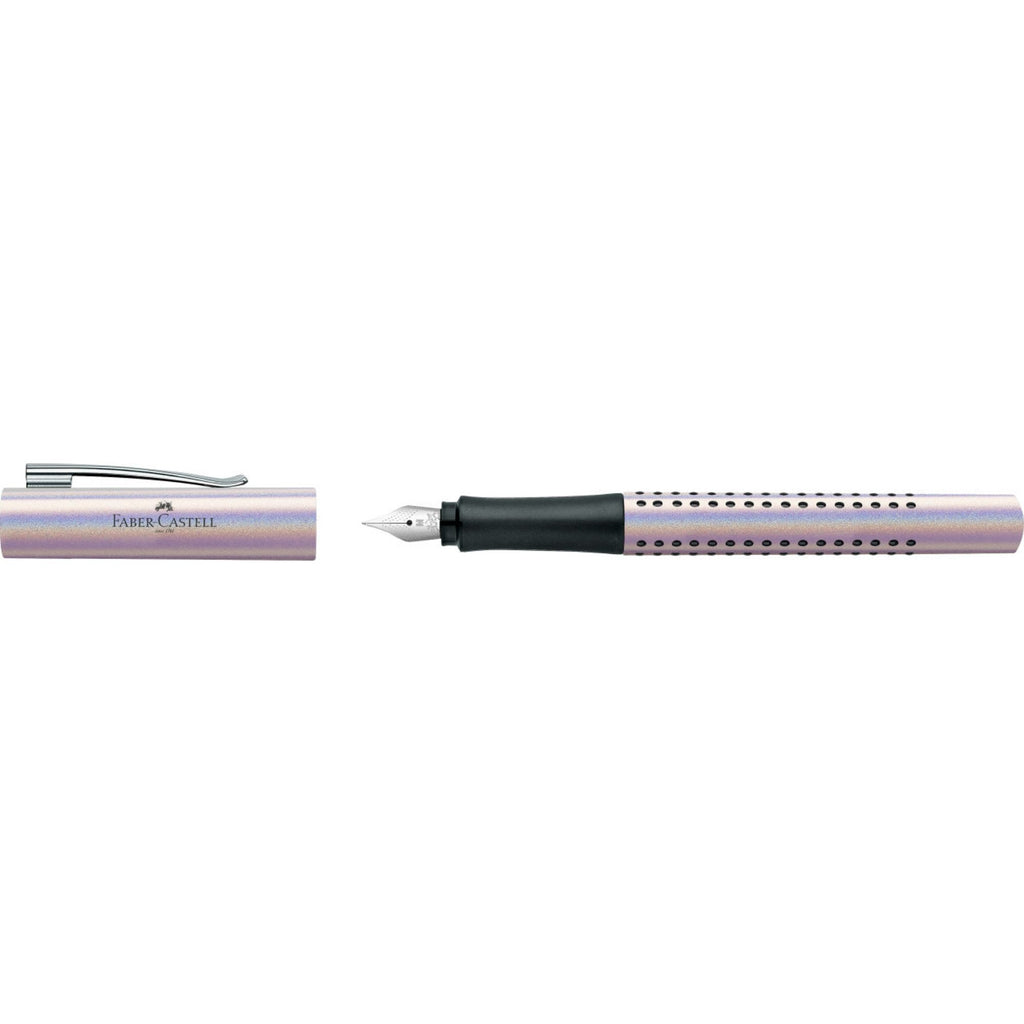 Pluma Estilográfica Grip Edition Faber-Castell M Pearl