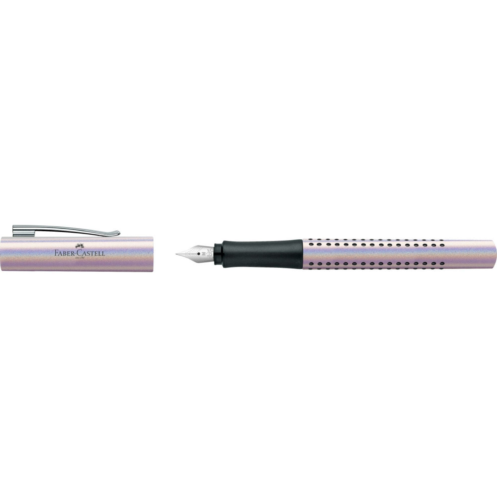 Pluma Estilográfica Grip Edition Faber-Castell M Pearl