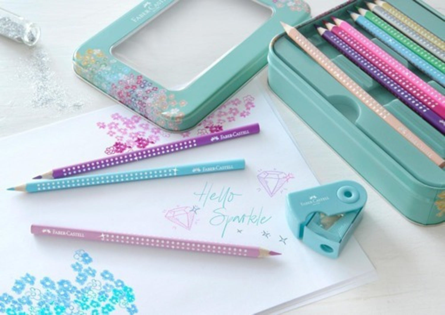 Lápices De Colores Sparkle Faber-Castell x20 Colores