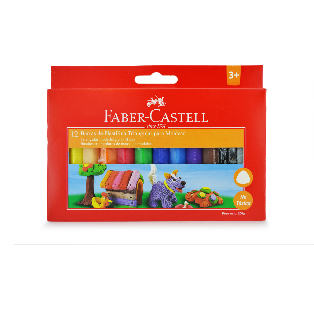 Plastilina Jumbo Faber-Castell x12 Colores