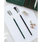 Lápices Pitt Graphite Matt Faber-Castell x11 uds. + Estuche