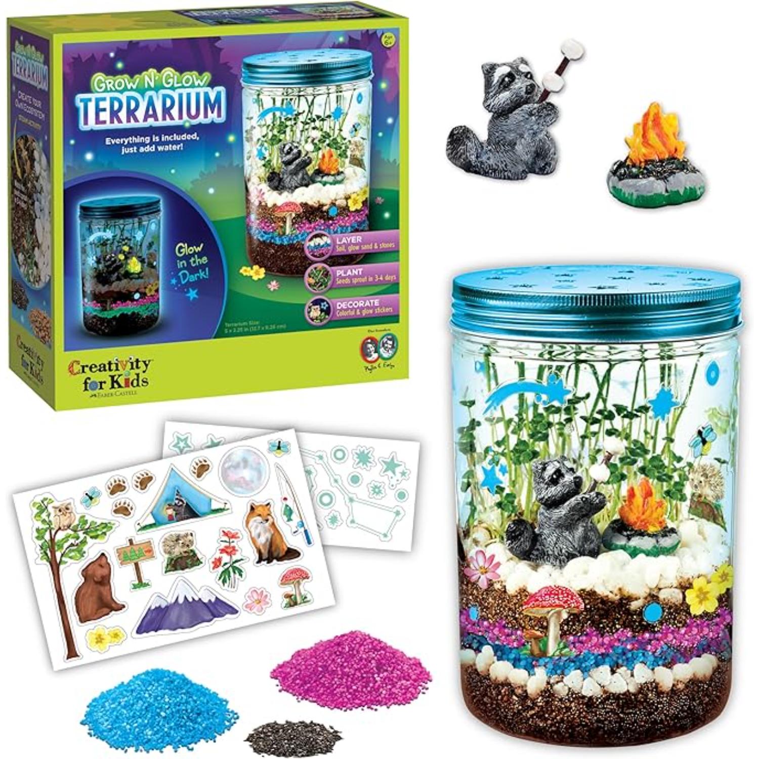 Terrario Crece y Brilla en la Oscuridad Creativity for Kids
