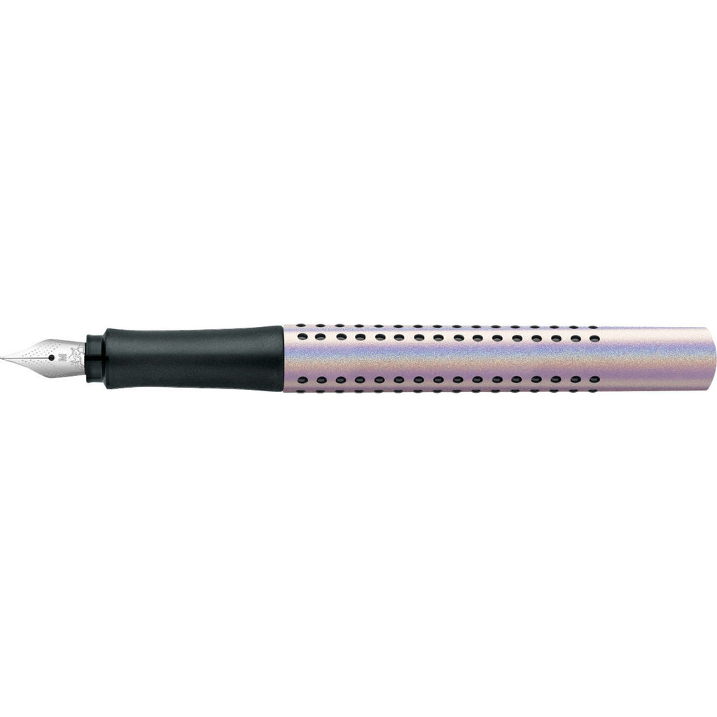 Pluma Estilográfica Grip Edition Faber-Castell M Pearl
