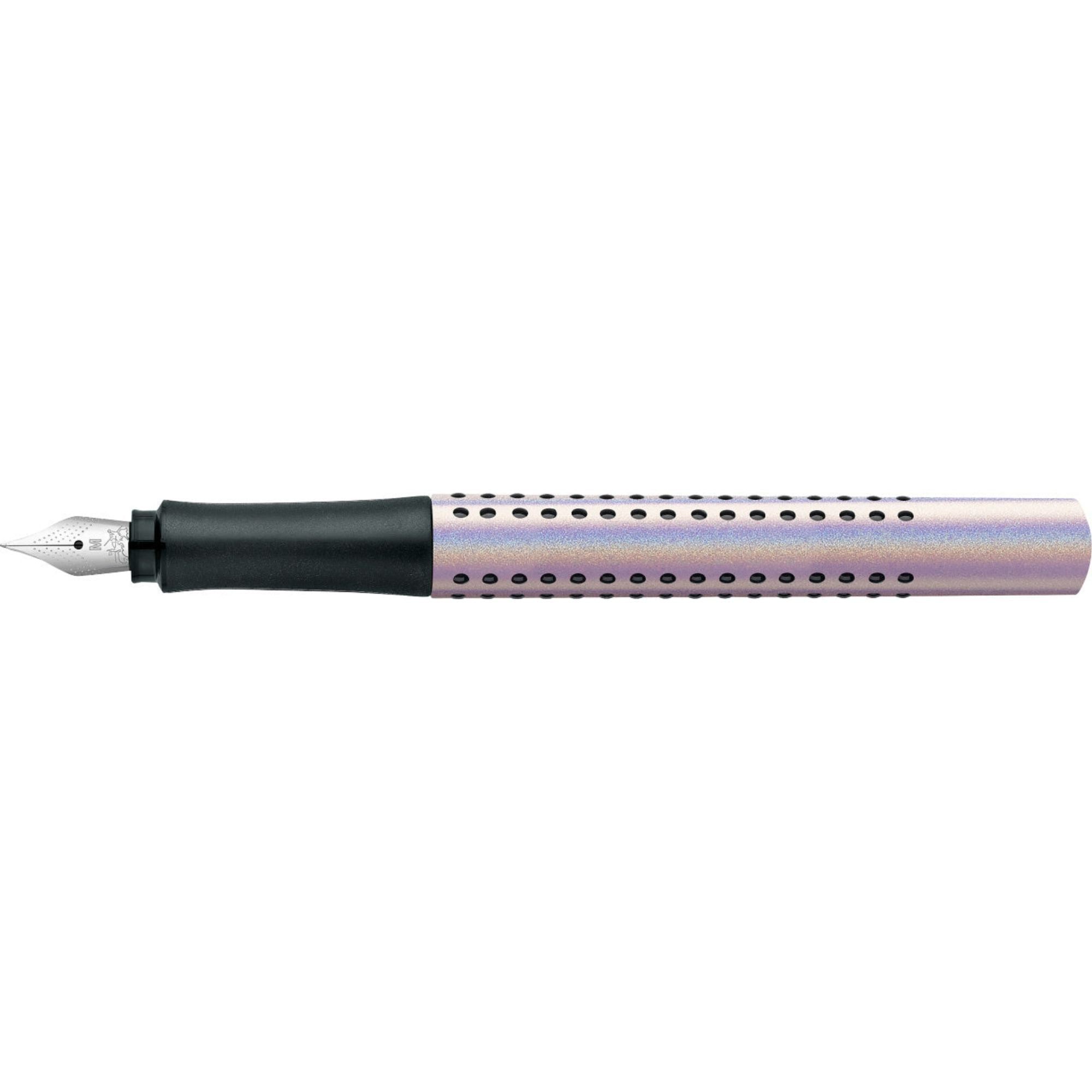 Pluma Estilográfica Grip Edition Faber-Castell M Pearl