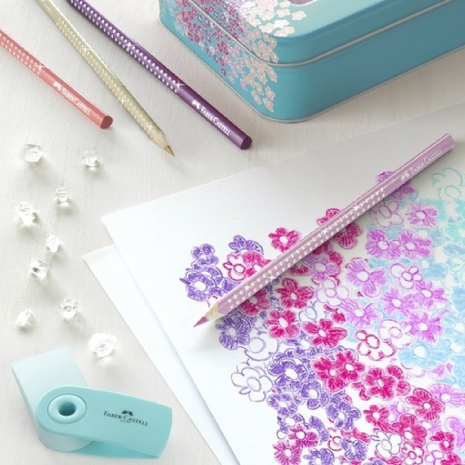 Lápices De Colores Sparkle Faber-Castell x20 Colores