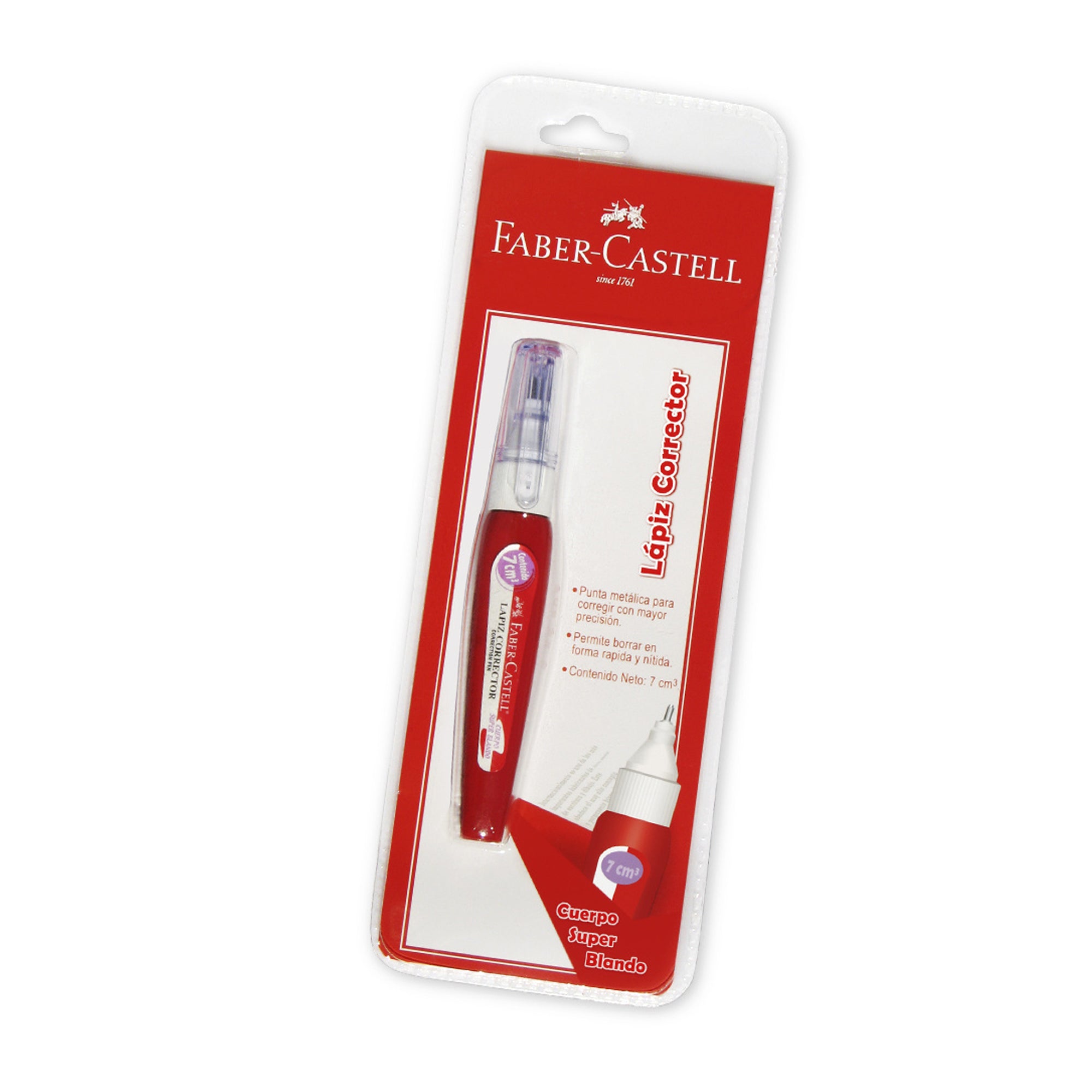 Lápiz Corrector Triangular Faber-Castell 7ml