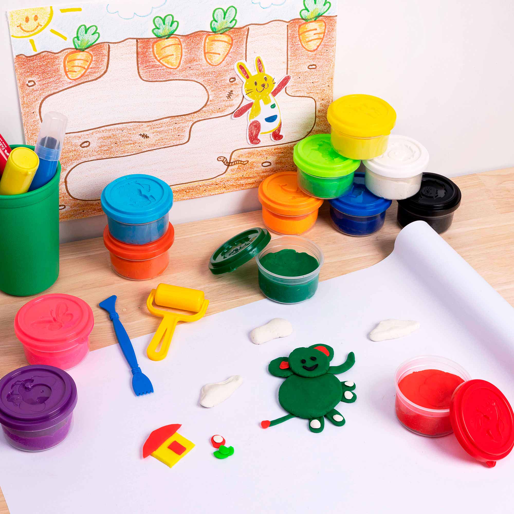 Plastilina Suave Faber-Castell Little Creatives x12 Colores