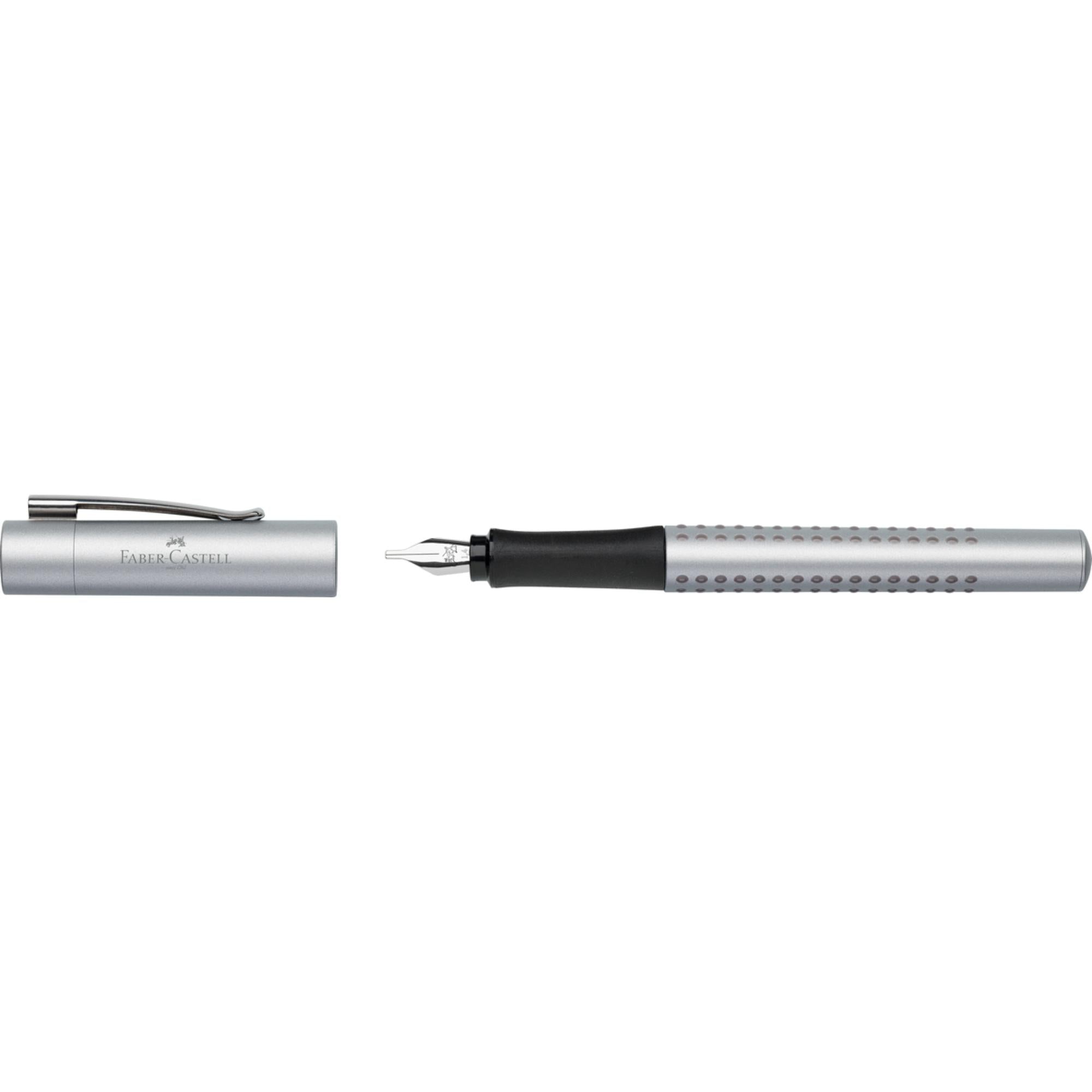 Pluma Estilográfica Grip Tamaños + Tintas Faber-Castell