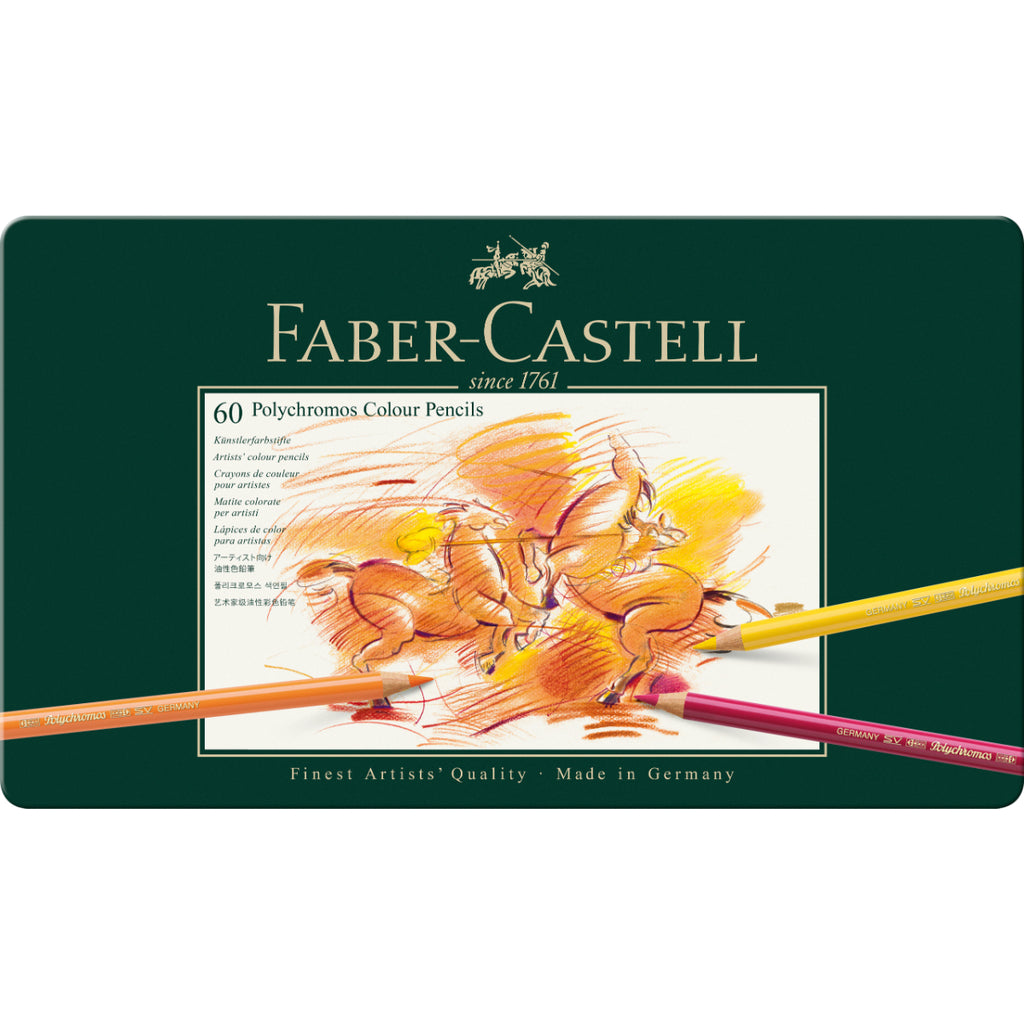 Lápices Colores Polychromos Faber-Castell x60 Colores