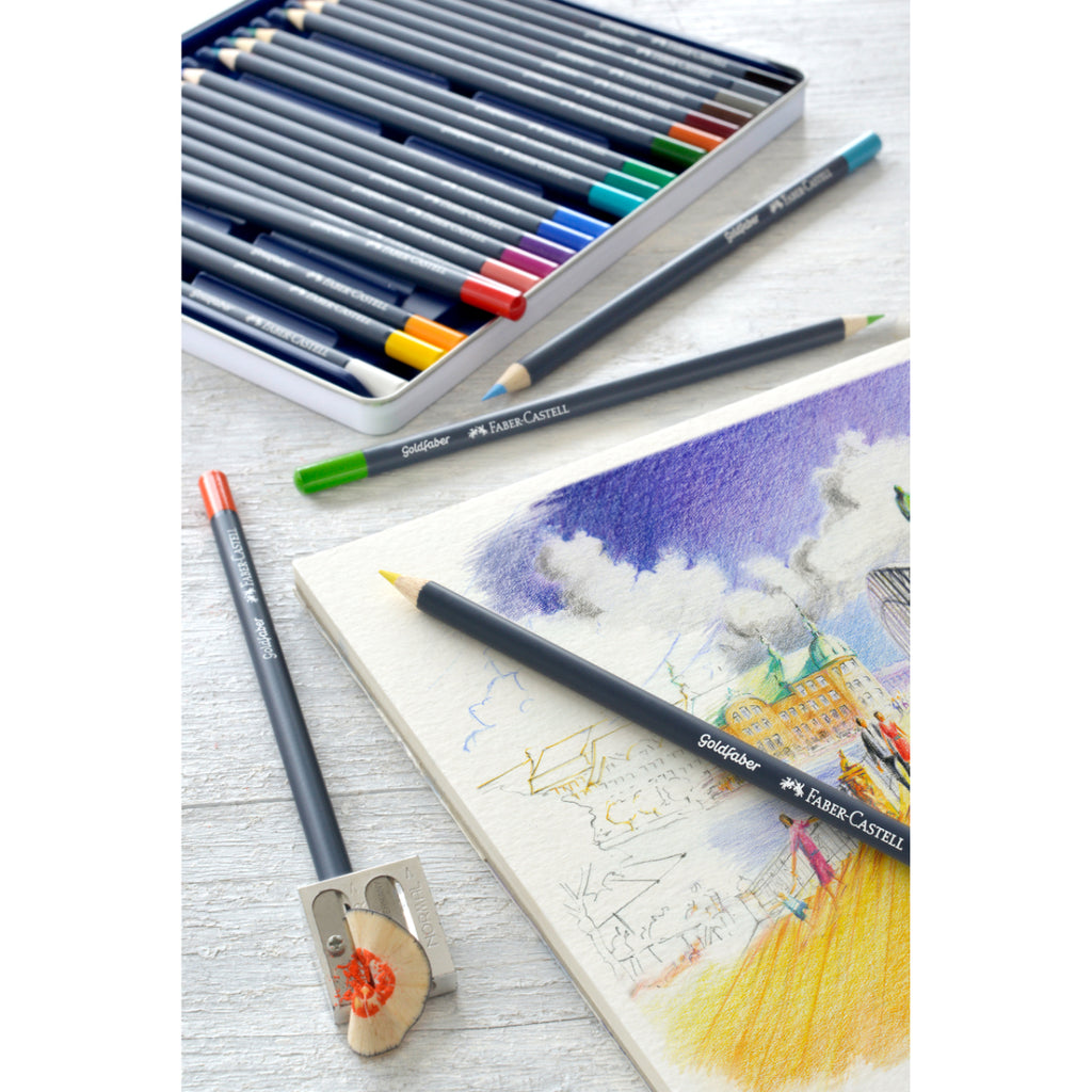 Lápiz De Color Goldfaberlata Metal Faber-Castell x36 Colores