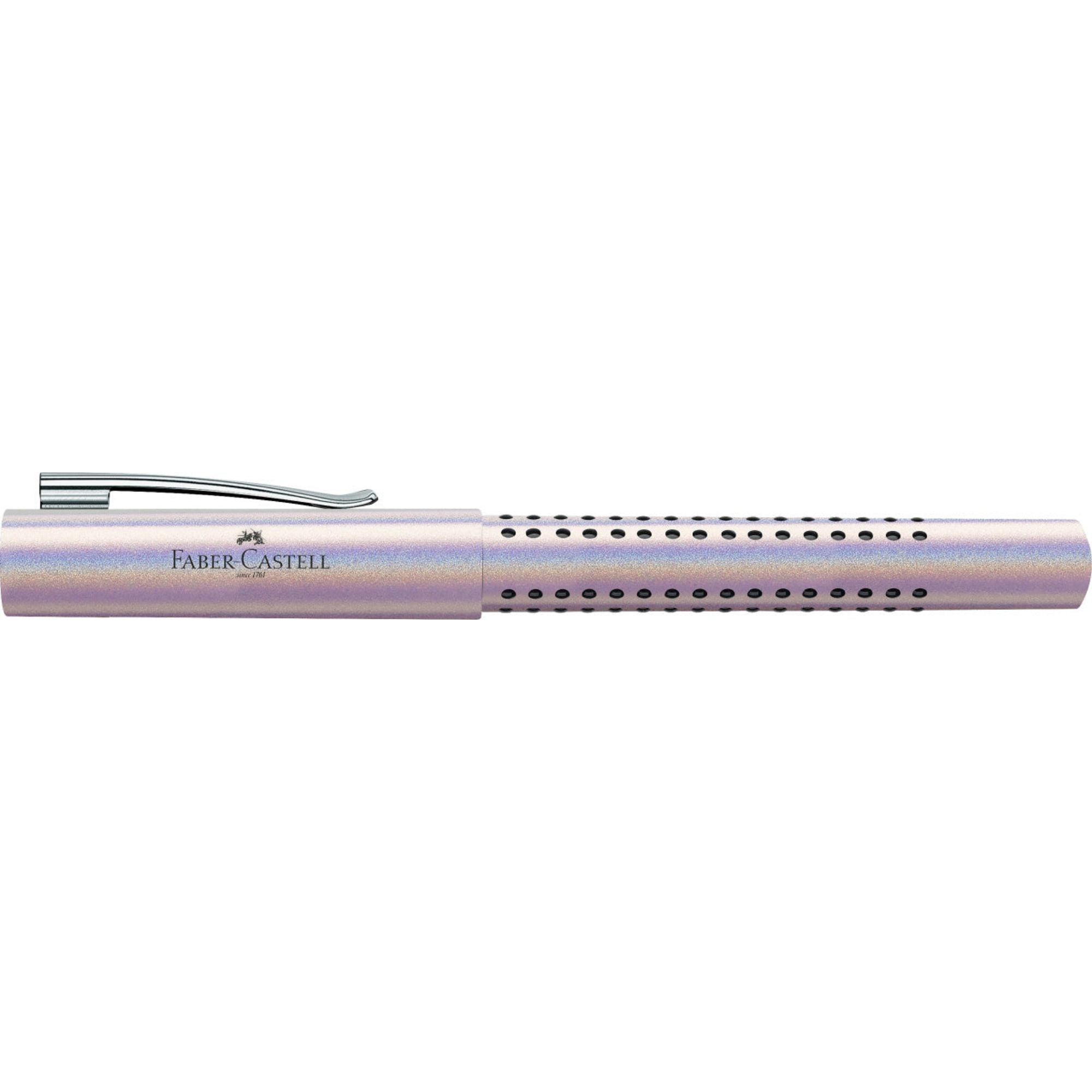 Pluma Estilográfica Grip Edition Faber-Castell M Pearl