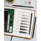 Lápices Pitt Graphite Matt Faber-Castell x11 uds. + Estuche
