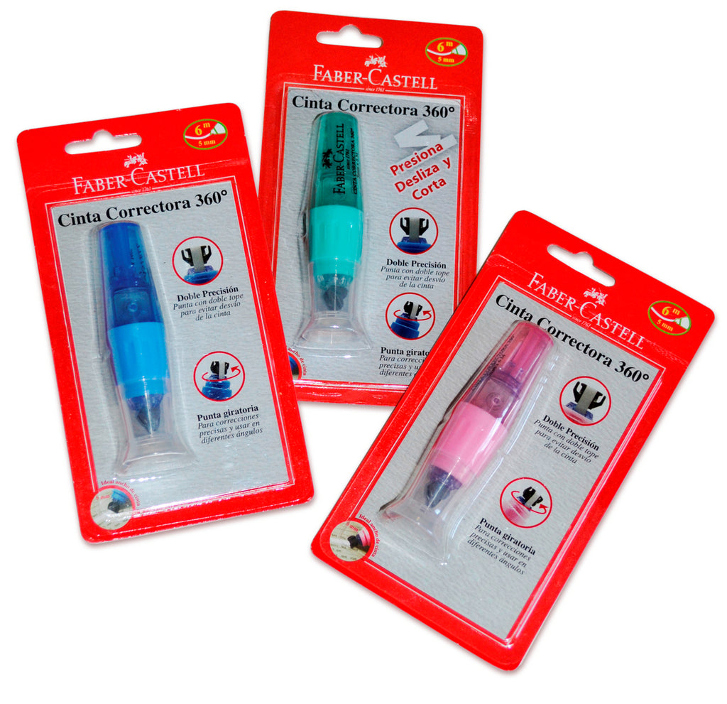 Corrector Cinta 360° Faber-Castell