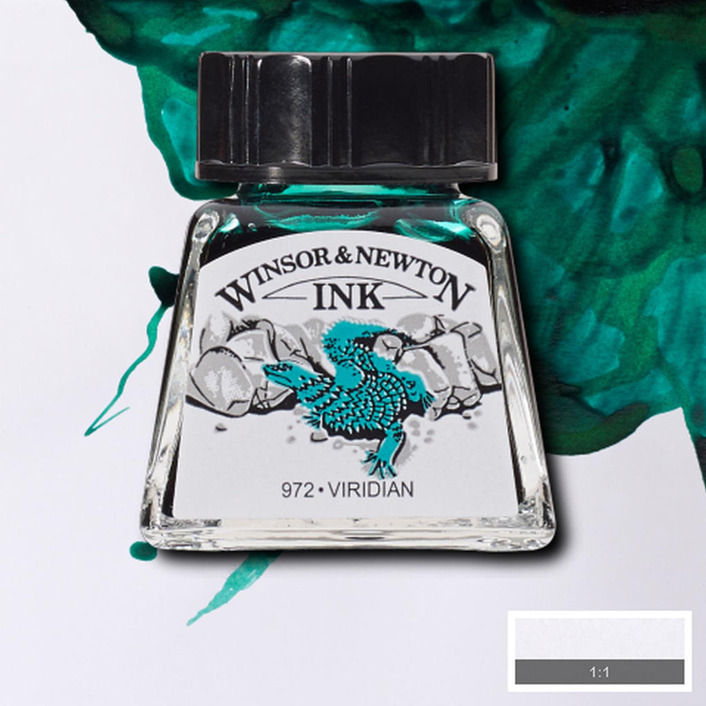 Tinta Para Dibujo Winsor & Newton 14ml - Varios Colores Negro
