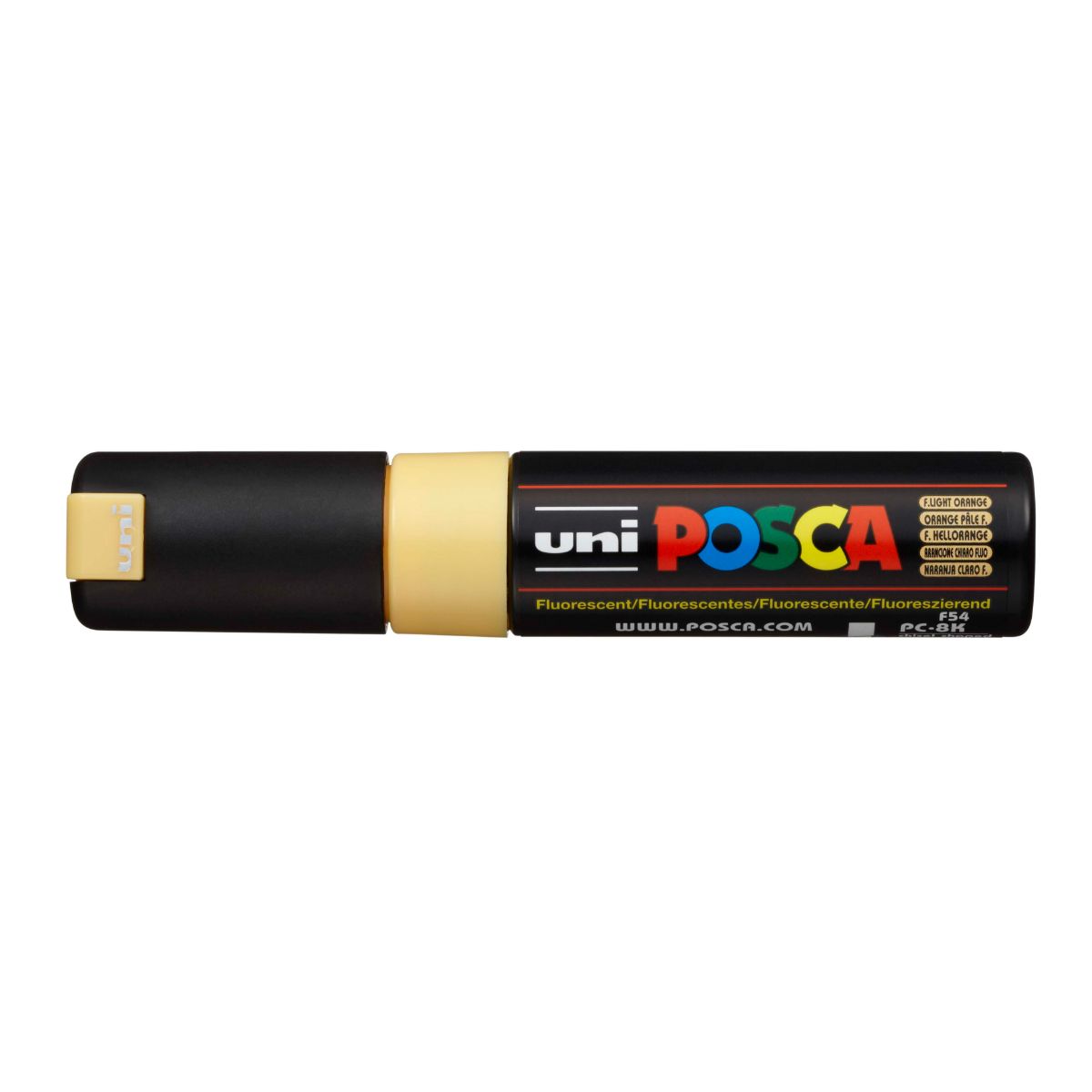 Marcador POSCA 8K - Varios Colores Naranjo Claro Fluores.