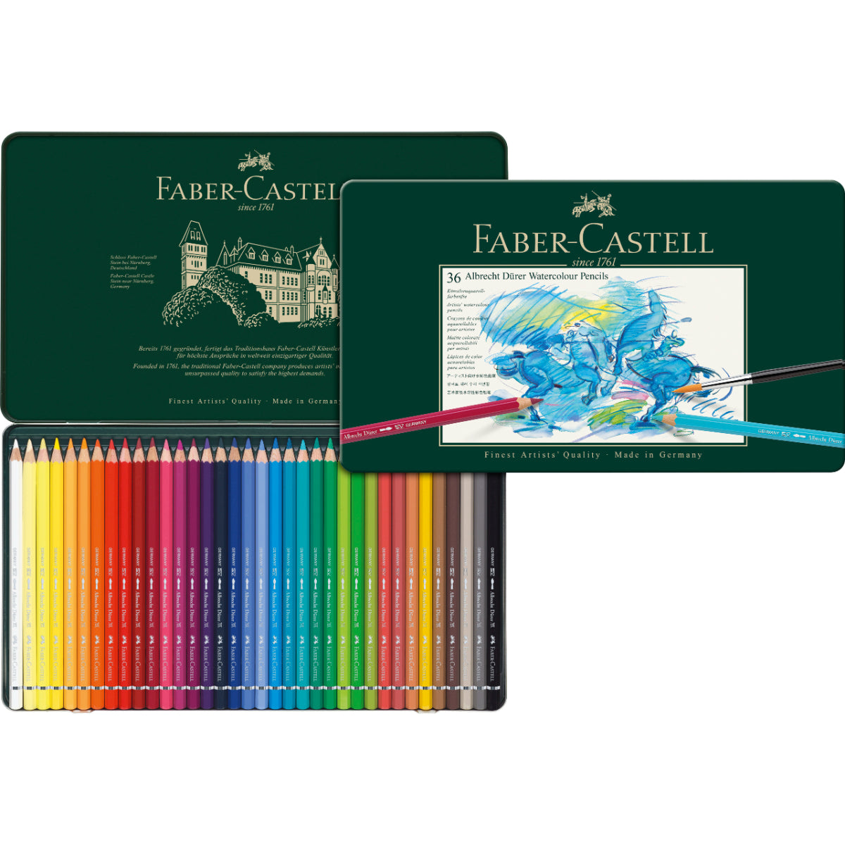 Lápiz de Color Acuarelable A.Dürer Faber-Castell x36 Colores