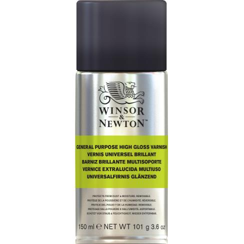 Barniz Spray Multipropósito Brillante Winsor & Newton 150ml