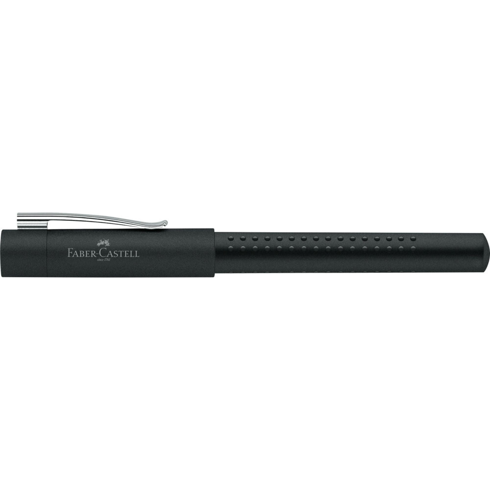 Pluma Estilográfica Grip 2011 M Negro Faber-Castell