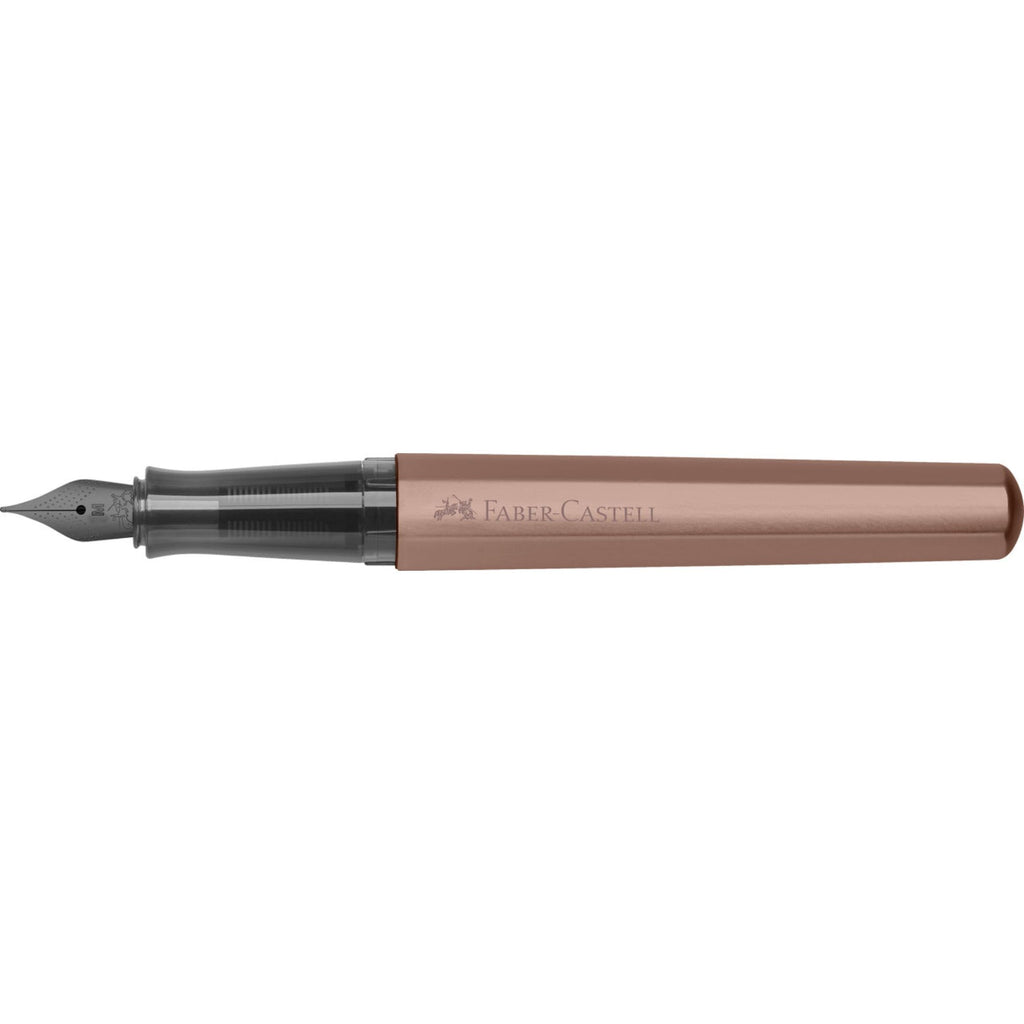 Pluma Estilográfica Hexo Faber-Castell Bronce