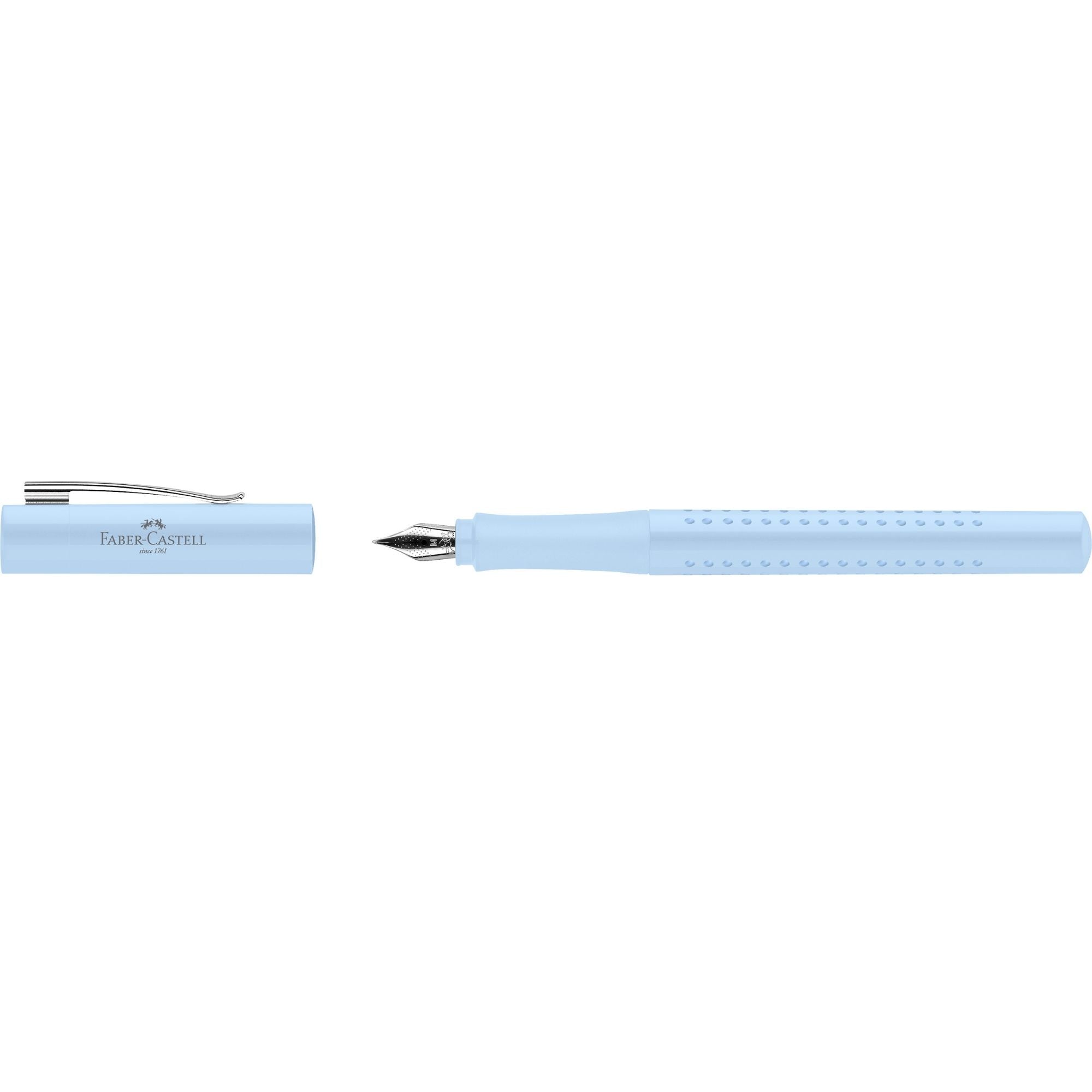 Pluma estilográfica M Grip 2010 Sky blue Faber-Castell