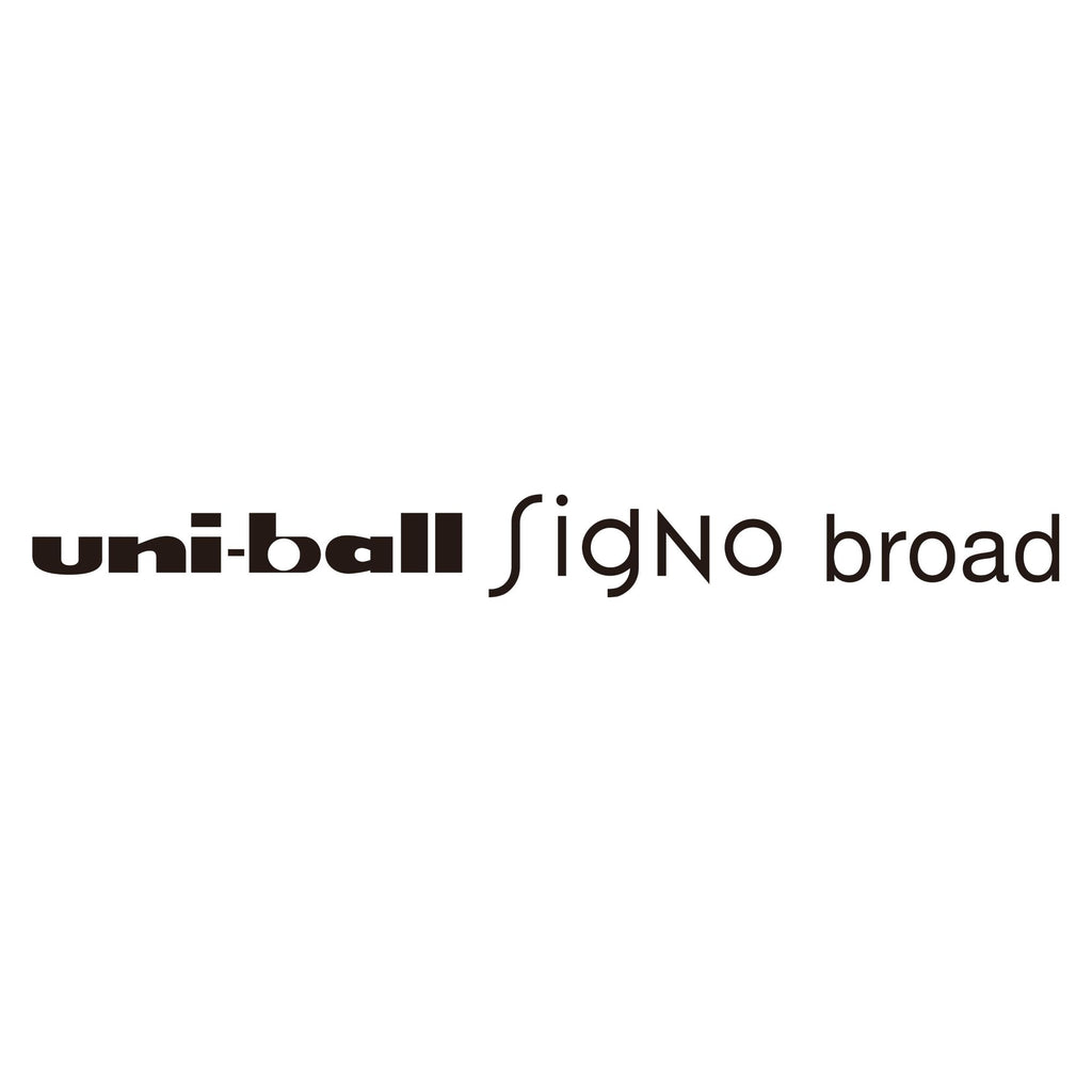 Lápices Gel Uniball Signo broad BC x3 blanco/dorado/plateado