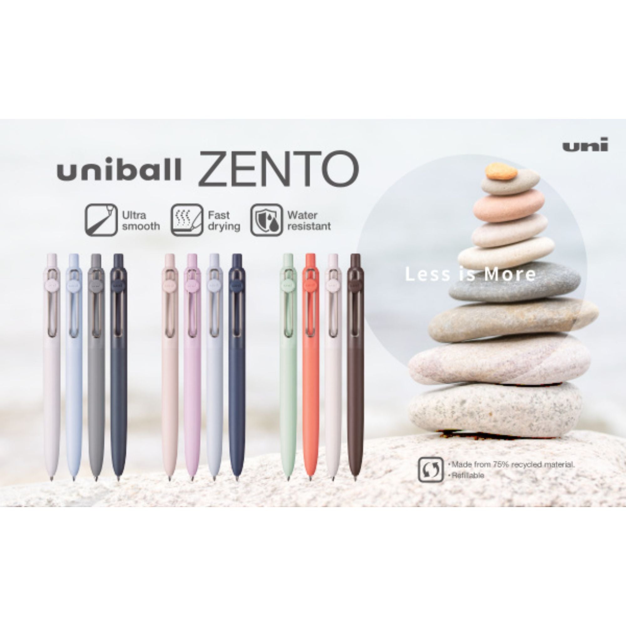 Boligrafo UNI ZENTO UBN-ZSC-07  Lavender